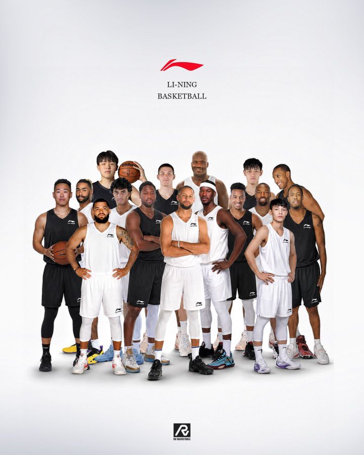 有多少你熟悉的面孔？韦德&库里领衔 李宁签约NBA/CBA球员一览  第1张