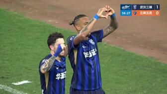 仍处降级区！三镇1-1玉昆8轮不胜 卡迪斯连续7场破门黄紫昌扳平  第1张