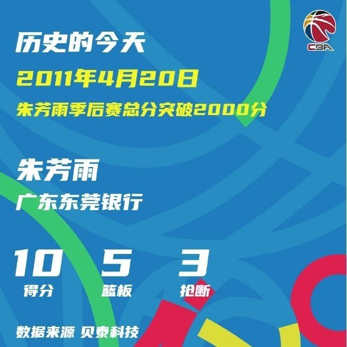 2011年的今天：朱芳雨成CBA历史最年轻的季后赛2000分先生  第2张