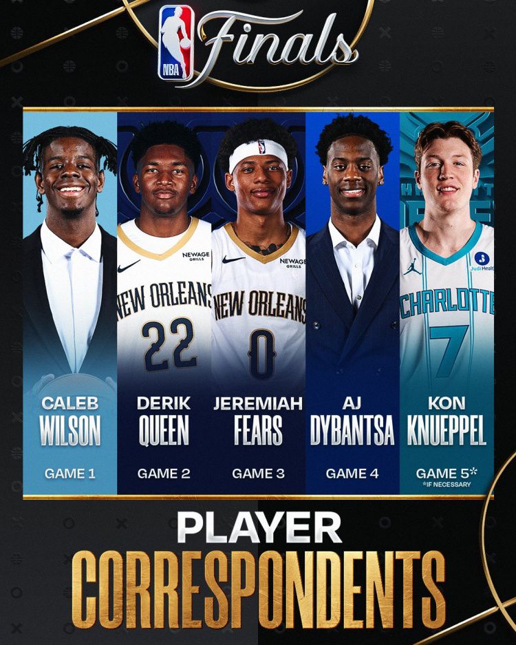 NBA公布总决“球员记者团”名单：状元大热迪班萨、克尼佩尔在列  第1张