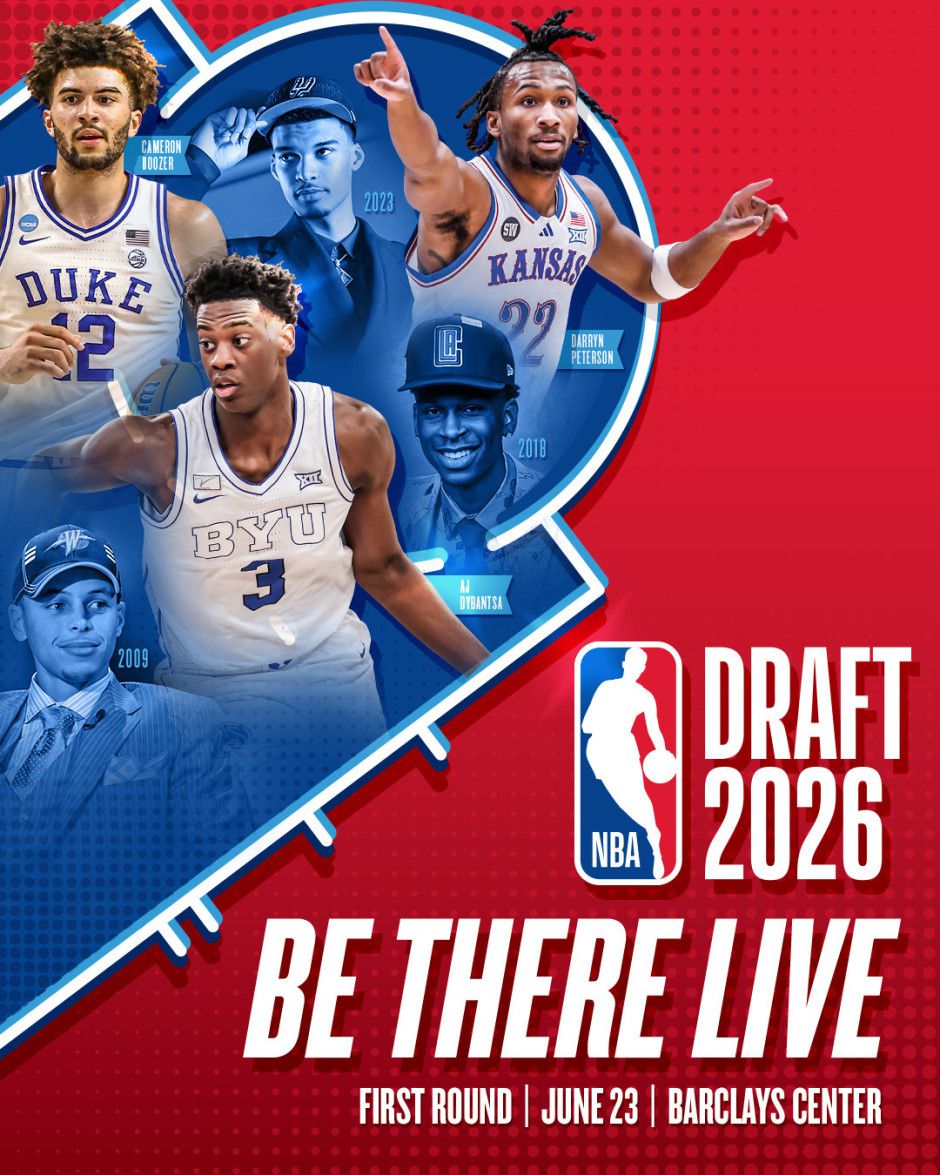 2026年NBA选秀倒计时：小绿屋首批名单公布，AJ·迪班萨领跑，谁将锁定篮网主场的前14把交椅  第1张