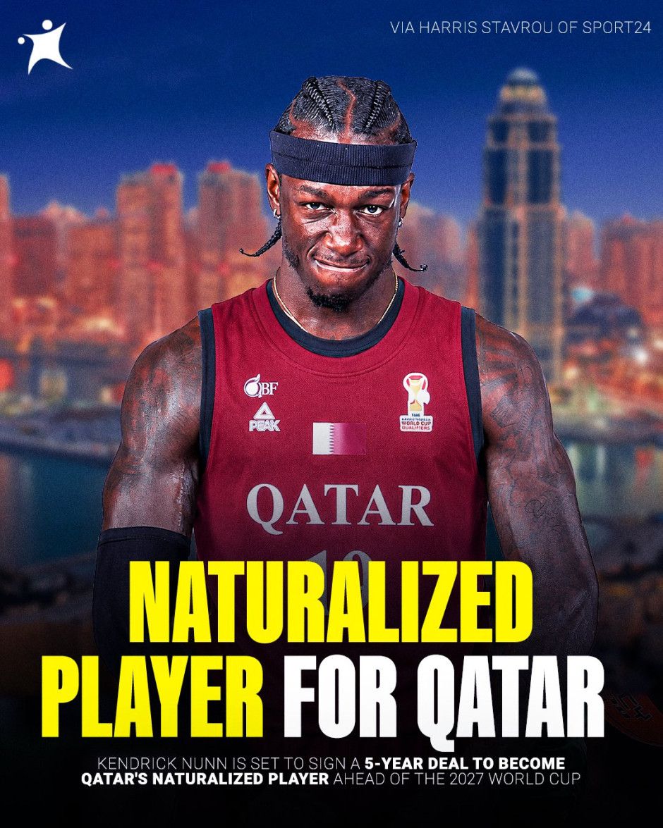 卡塔尔规划前NBA后卫纳恩！中国男篮重返亚洲之巅难上加难  第1张