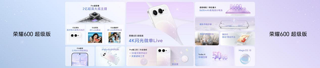 荣耀600 Pro与超级版正式开售：4K闪光微单Live，国补价2804.15元起  第27张