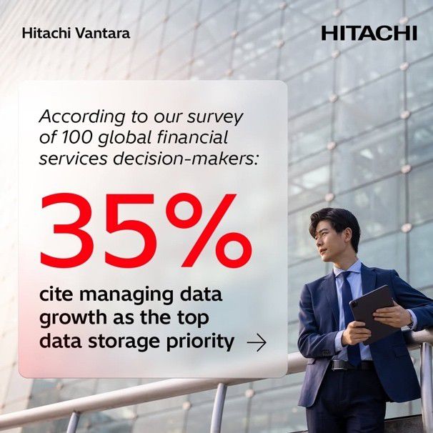 Hitachi Vantara最新调研：仅10%金融机构将AI 就绪型存储列为优先事项  第1张