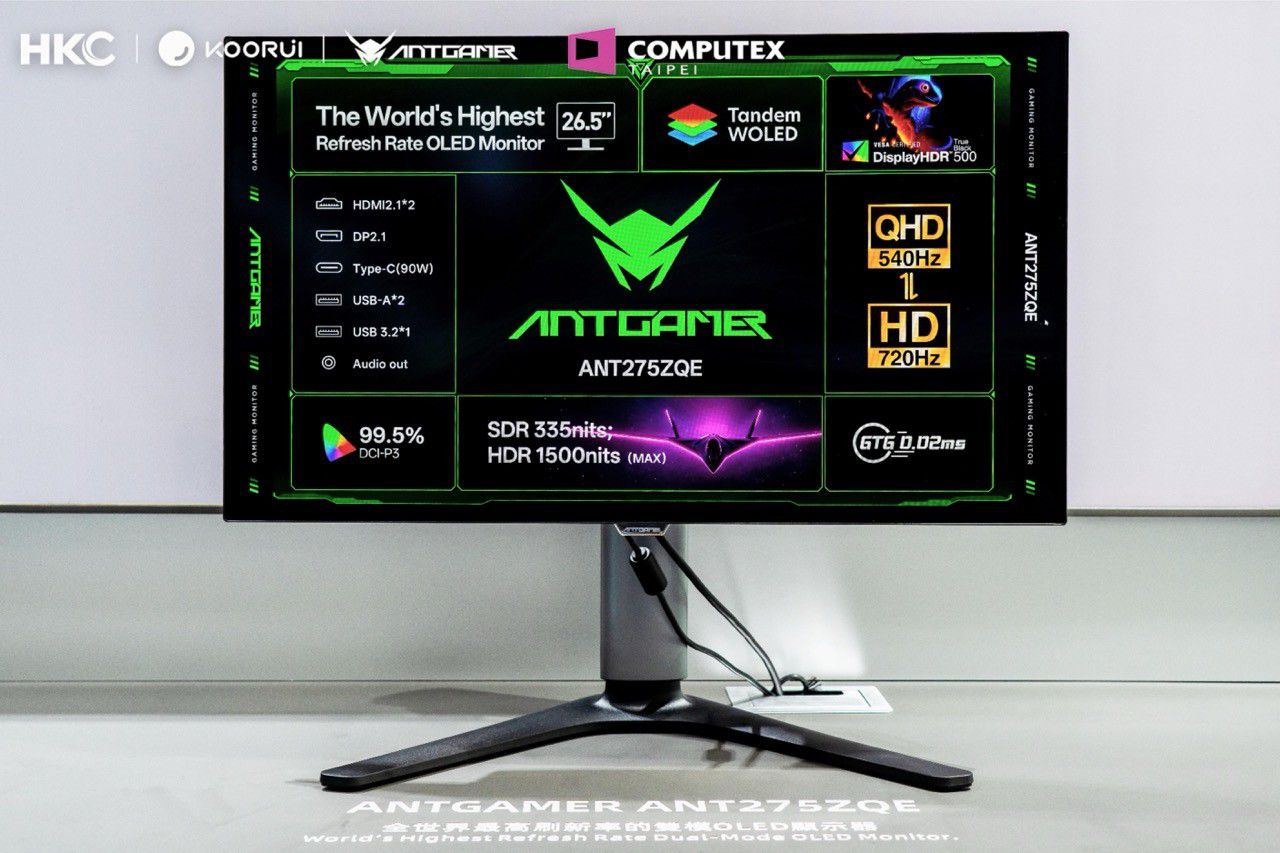 COMPUTEX 2026圆满收官 HKC等三品牌携全球首创显示技术引瞩目  第8张