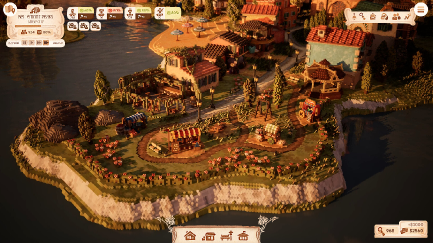 休闲城建力作《自在城镇》正式版上线 Steam 好评率超九成五  第4张