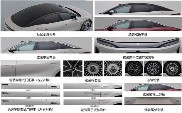 比亚迪王朝网全新旗舰轿车申报图曝光 暂定名“大汉”征名进行中  第3张
