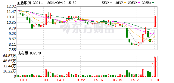 金盾股份：连续2个交易日收盘价涨幅偏离值累超30  第1张