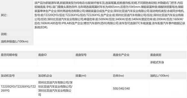 腾势Z硬顶版申报信息曝光 计划海外首发并于年内国内上市  第5张