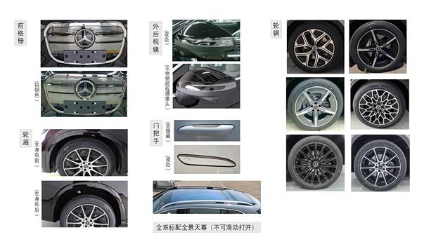 全新纯电奔驰GLC六座版亮相工信部，定名GLC 400 L  第5张