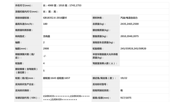 荣威家越07亮相工信部：定位中大型AI原生SUV，三季度发布在即  第8张