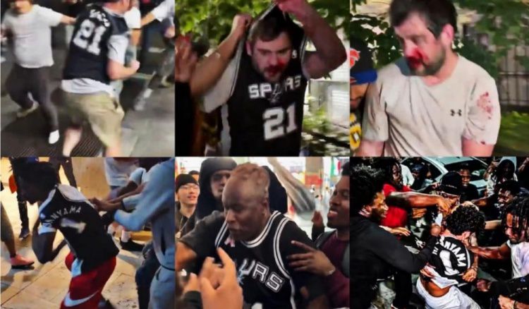 NBA总决赛场外风波：尼克斯球迷攻击马刺球衣引发安全讨论  第1张