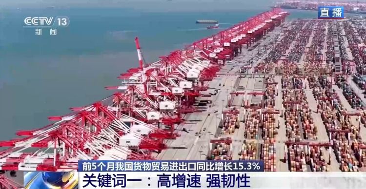前5月我国外贸同比增长15.3% 展现强劲韧性  第1张