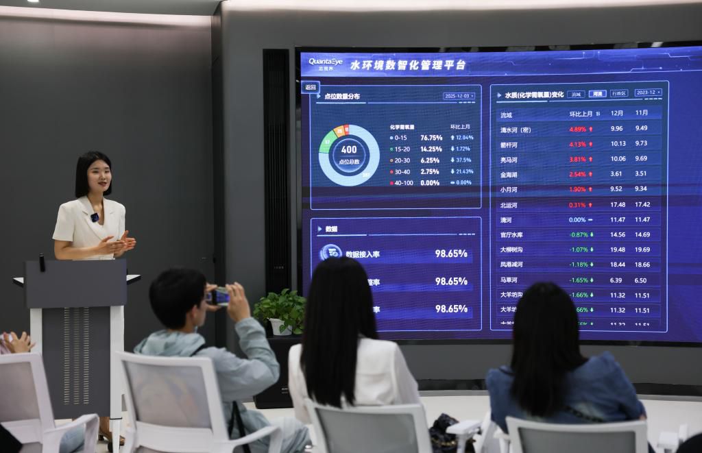 探访北京AI原点社区：微型芯片让河流“说话” 水质监测迈入智能化时代  第2张