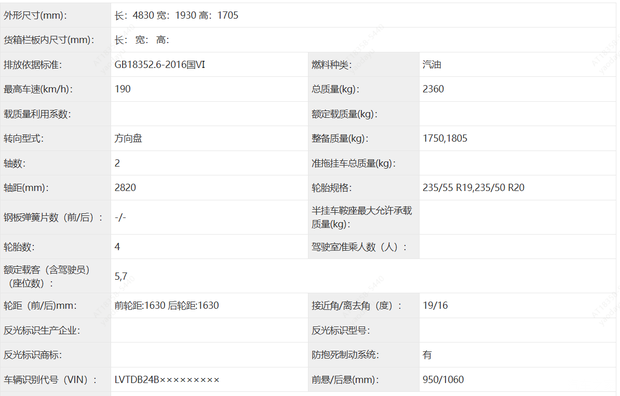采用全新设计语言/2.0T动力回归 新款捷途X90申报信息公布  第4张