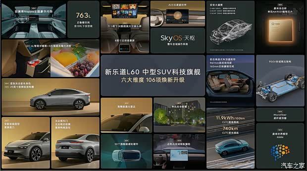 乐道L60改款车型上市：提供整车与电池租赁两种方案  第6张