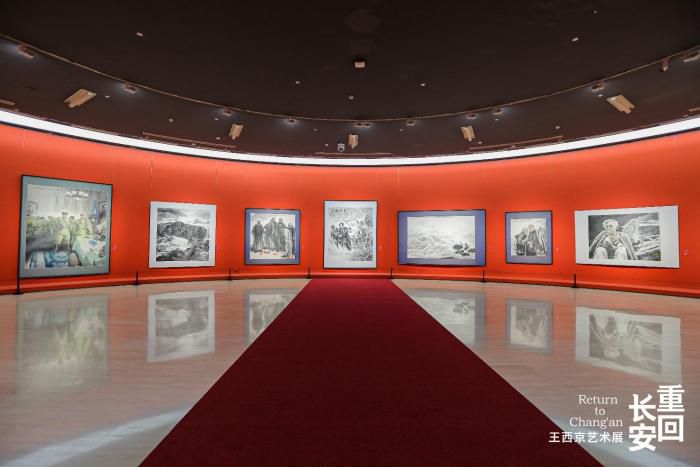 “重回长安·王西京艺术展”亮相中国美术馆 三百余幅佳作展现六十余载艺术生涯  第2张