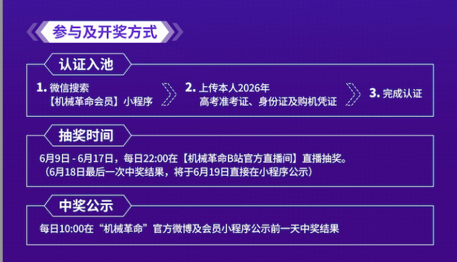 机械革命面向2026届高考生落地“百万旅行计划” 总额百万出行福利上线  第3张