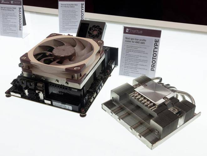 猫头鹰发布70mm高AM5下压散热器原型 搭载NF-A12x25 G2风扇