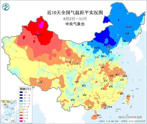 华北东北现罕见6月强降雨 气温起伏大重现清凉感
