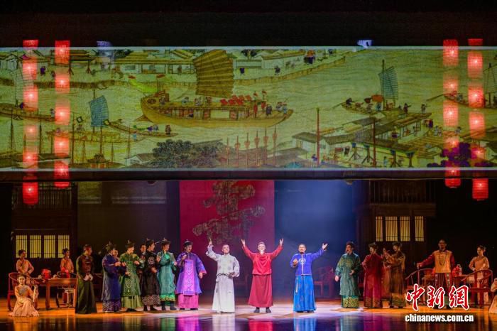 天地运河情之千里丹青》天津上演 系当地首部大运河题材音乐剧