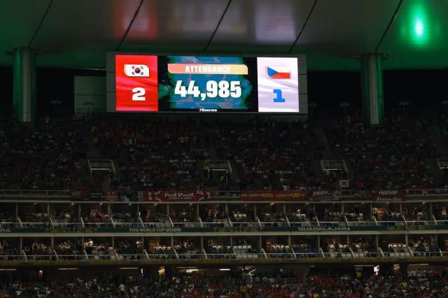 世界杯小组赛韩国对阵捷克现场观赛人数不足，VIP区域票价超5000美元  第2张
