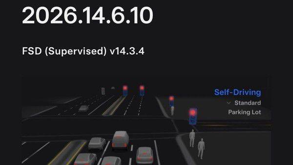特斯拉推送FSD v14.3.4 Cybertruck首次搭载智能召唤 第2张 特斯拉推送FSD v14.3.4 Cybertruck首次搭载智能召唤 第2张