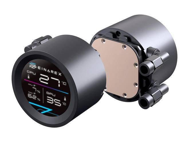 EINAREX 发布 ORBIT 一体式液冷散热器，提供 240/360 规格及黑白双色