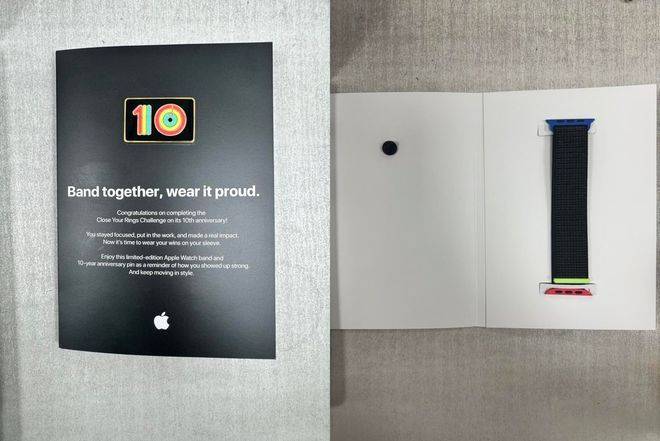 Apple向部分参与2026年Close Your Rings挑战赛员工发放限量版表带  第2张