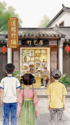道明竹编技艺以纤细竹丝呈现多态作品 进入日常应用场景  第1张
