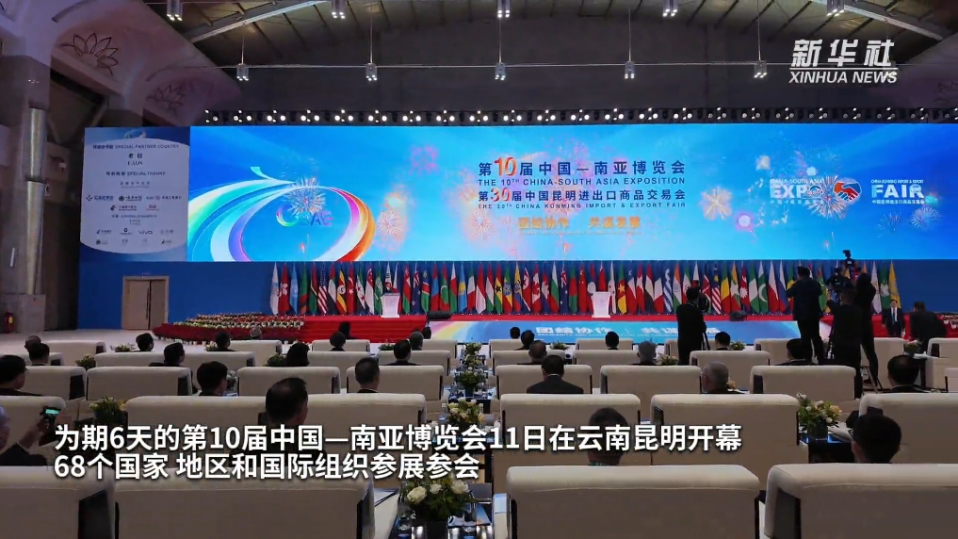 第10届中国—南亚博览会昆明开幕 68个国家地区参会 境外采购商占比超60  第1张