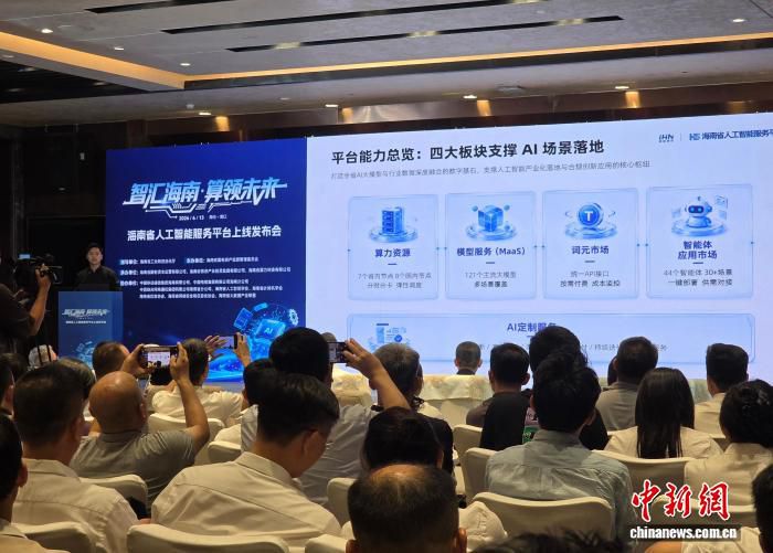 海南省人工智能服务平台6月13日上线 集聚121款大模型与44个专业智能体