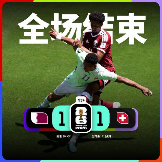 2022世界杯小组赛B组首轮 卡塔尔1比1战平瑞士获队史首个积分