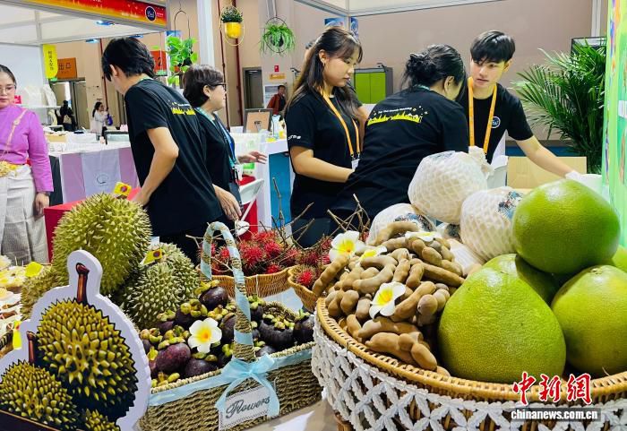 中国—南亚博览会首次设立鲜榴莲展区 展品覆盖食品及文创