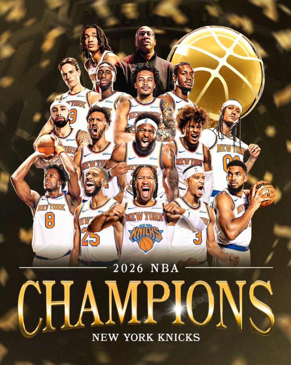 NBA总决赛尼克斯94-90胜马刺 总分4-1夺冠布伦森获45分  第4张