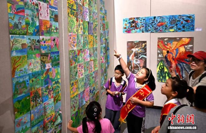 第十七届海峡两岸少儿美术大展厦门展开幕 展出600余件少儿作品  第1张