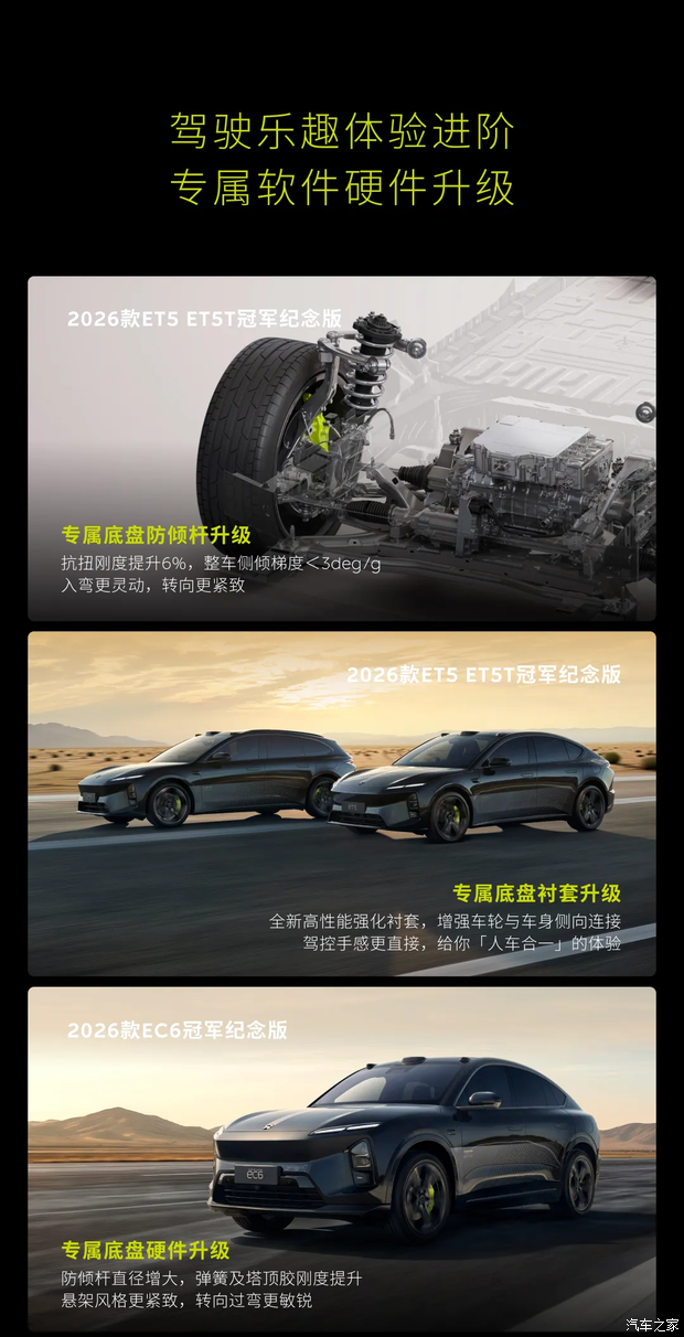 蔚来2026款冠军纪念版系列上市，涵盖ET5、ET5T、EC6三款车型  第6张