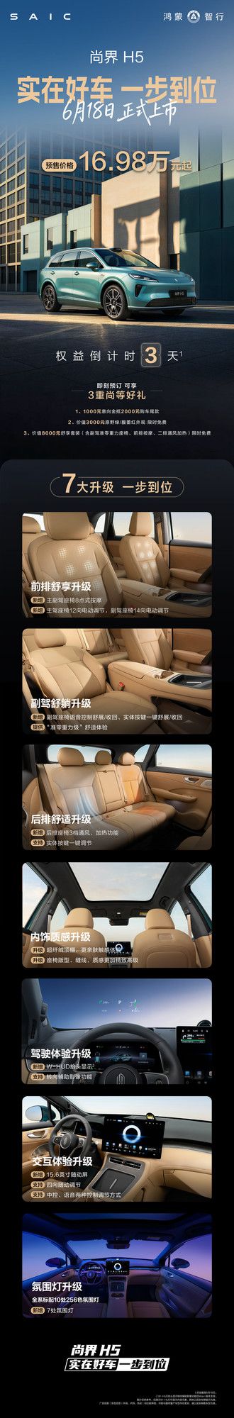 尚界汽车宣布新款H5开启预售 预售价16.98万元起