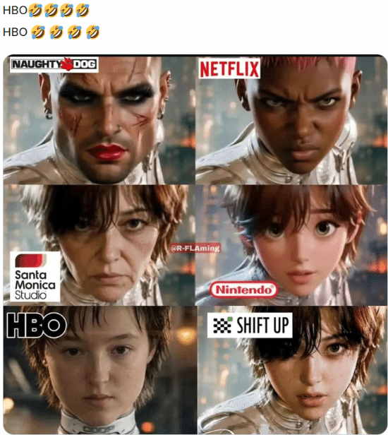 剑星：血雨》新主角伊薇梗图风靡外网 多厂商风格对比引热议