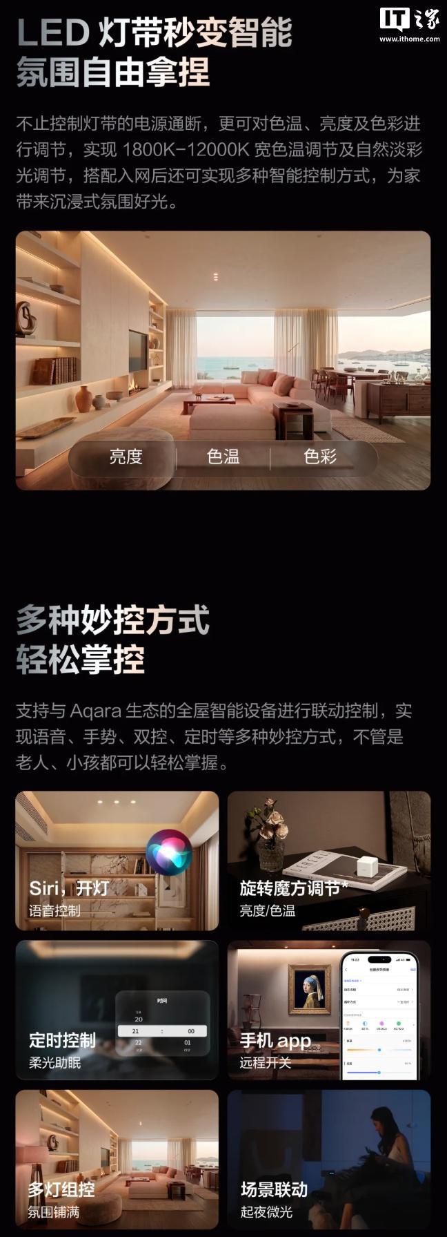 Aqara绿米H1灯带控制器开售 售价439元兼容HomeKit  第4张