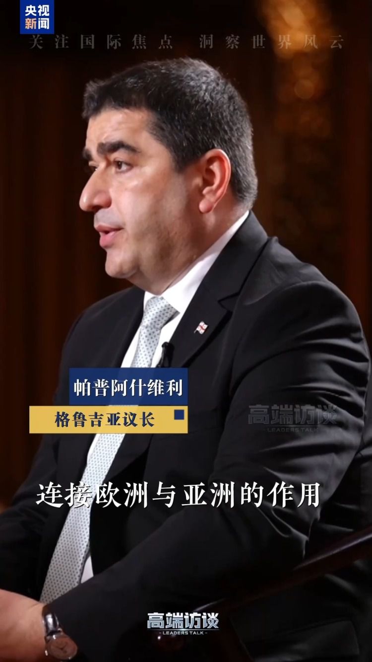 格鲁吉亚议长表示格是共建“一带一路”倡议的坚定支持者