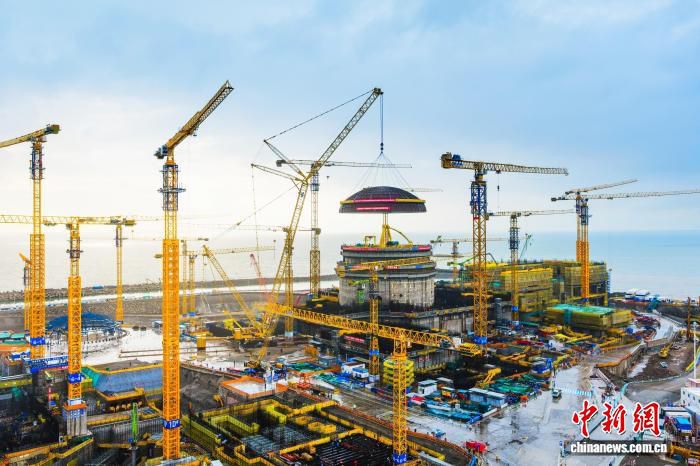 中广核福建宁德核电5号机组6月15日完成穹顶吊装  第1张