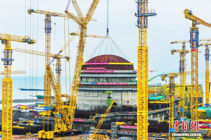 中广核福建宁德核电5号机组6月15日完成穹顶吊装  第3张