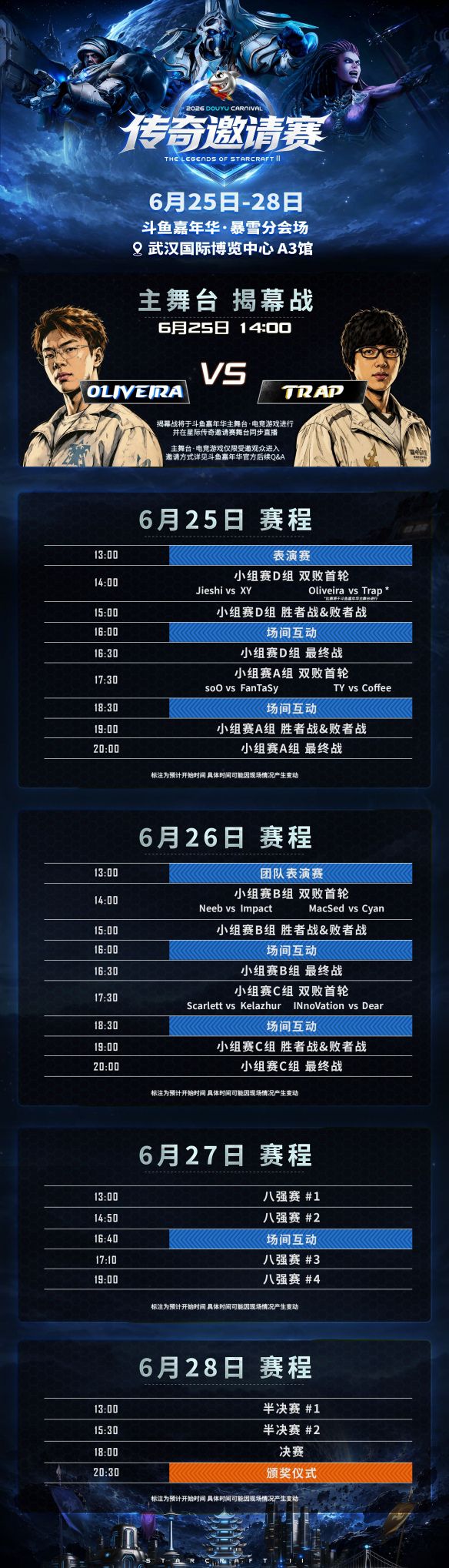 星际争霸2》中外传奇老兵齐聚武汉，6月25日起争夺2万美元奖金  第4张