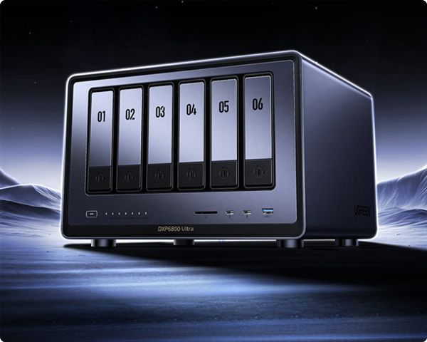 绿联推出六盘位NAS DXP6800 Ultra 定价7599元