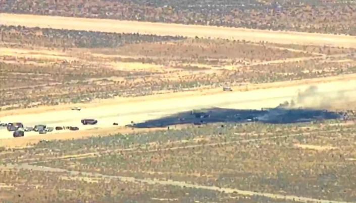 美国空军B-52轰炸机坠毁 机上8人初步判定无人生还