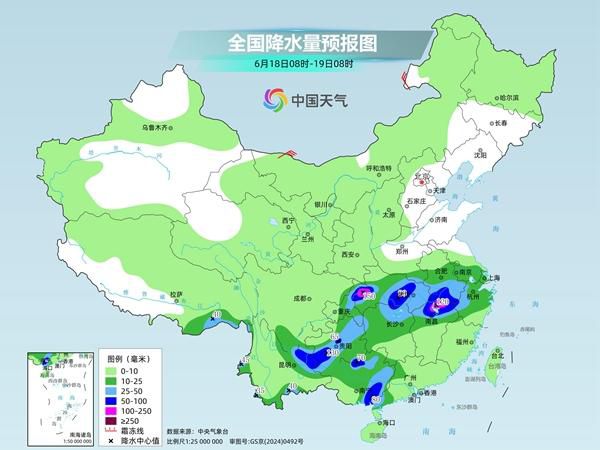 南方强降雨持续至18日 主雨带随后北抬至长江中下游  第3张