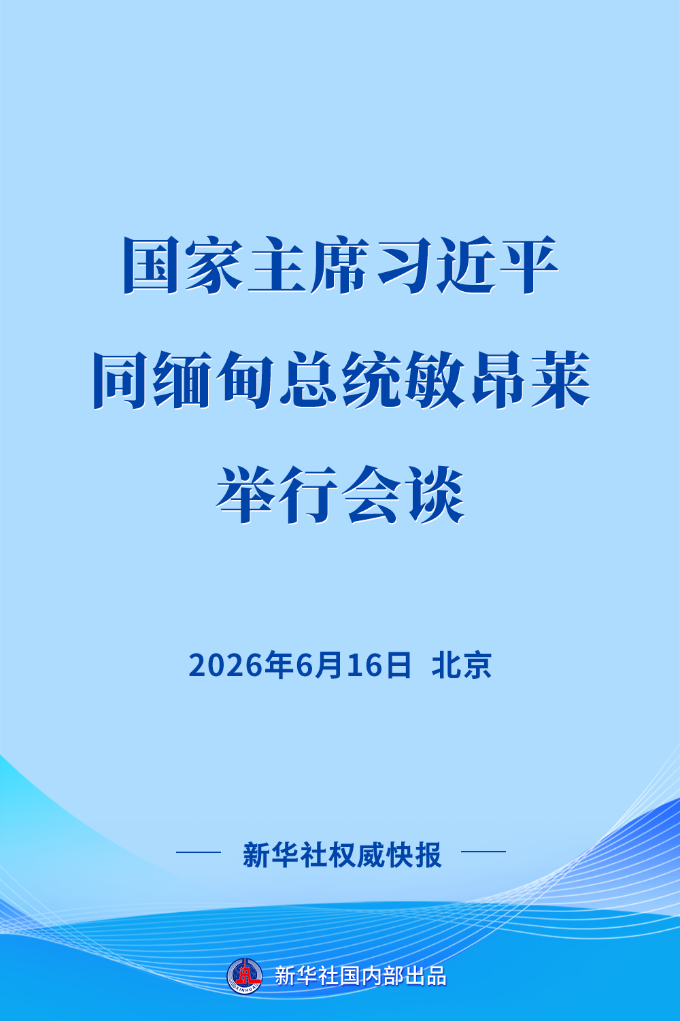 习近平同缅甸总统敏昂莱举行会谈
