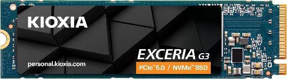 铠侠EXCERIA G3 SSD新增4TB型号 支持PCIe 5.0与QLC闪存