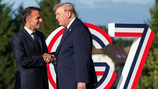 G7峰会于法国埃维昂莱班开幕 东道主期待特朗普全程出席